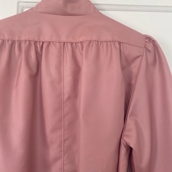 Vintage Eatons puff sleeved pink trench coat - Picture 6 of 8